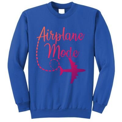 Airplane Mode Traveling Vacation Traveler Adventure Gift Sweatshirt