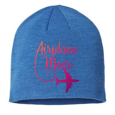 Airplane Mode Traveling Vacation Traveler Adventure Gift Sustainable Beanie