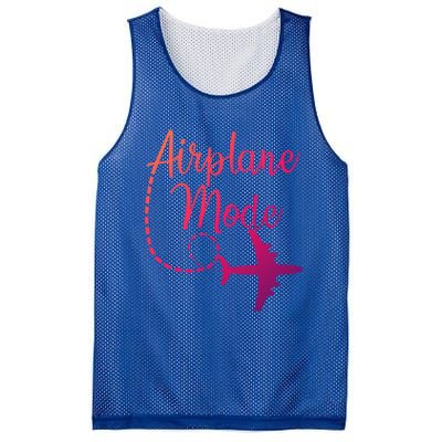 Airplane Mode Traveling Vacation Traveler Adventure Gift Mesh Reversible Basketball Jersey Tank