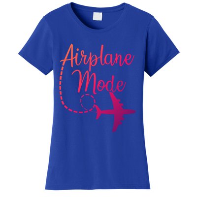 Airplane Mode Traveling Vacation Traveler Adventure Gift Women's T-Shirt