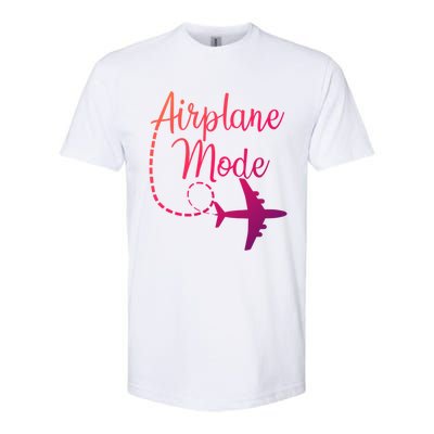 Airplane Mode Traveling Vacation Traveler Adventure Gift Softstyle CVC T-Shirt