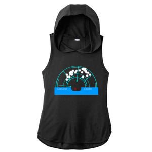 Alien Motion Tracker Ladies PosiCharge Tri-Blend Wicking Draft Hoodie Tank