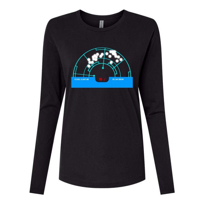 Alien Motion Tracker Womens Cotton Relaxed Long Sleeve T-Shirt