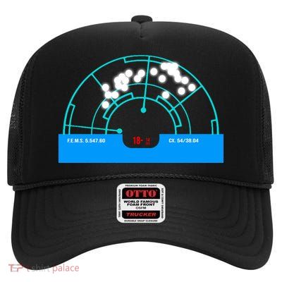 Alien Motion Tracker High Crown Mesh Back Trucker Hat