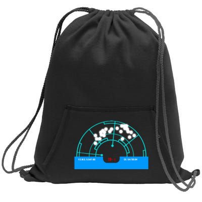 Alien Motion Tracker Sweatshirt Cinch Pack Bag