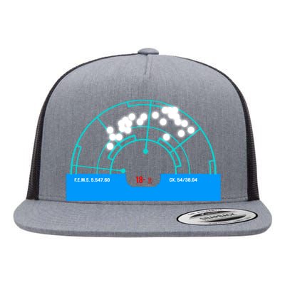 Alien Motion Tracker Flat Bill Trucker Hat