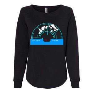 Alien Motion Tracker Womens California Wash Sweatshirt