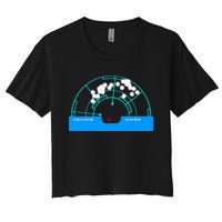 Alien Motion Tracker Women's Crop Top Tee