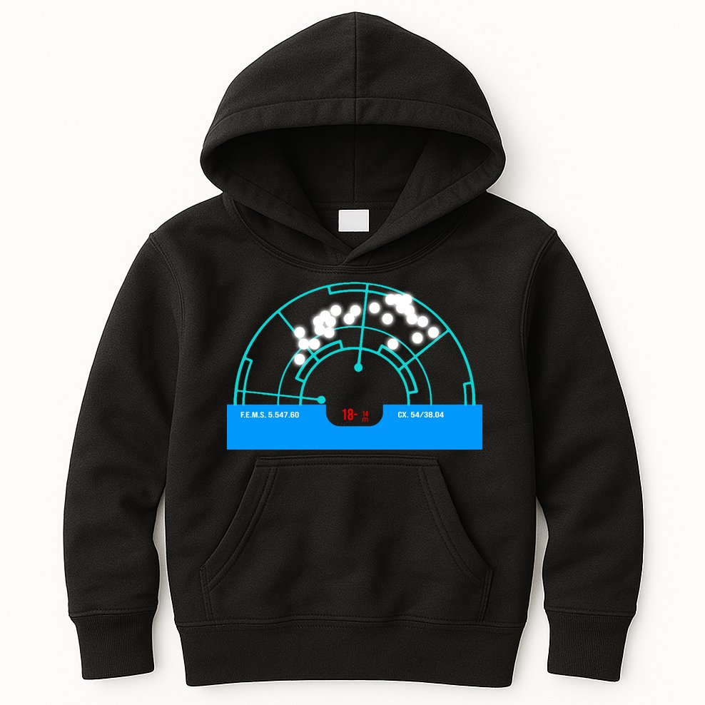 Alien Motion Tracker Kids Hoodie
