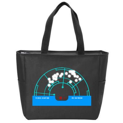 Alien Motion Tracker Zip Tote Bag