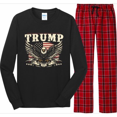 American Made Trump Merchandise Long Sleeve Pajama Set