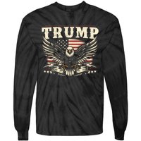 American Made Trump Merchandise Tie-Dye Long Sleeve Shirt