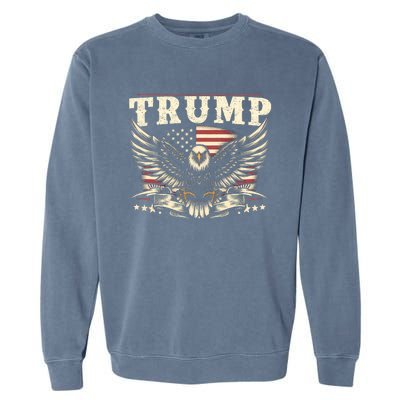 American Made Trump Merchandise Garment-Dyed Sweatshirt