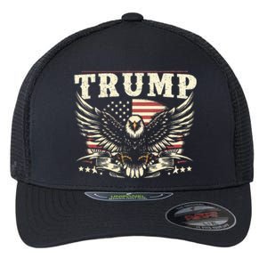 American Made Trump Merchandise Flexfit Unipanel Trucker Cap