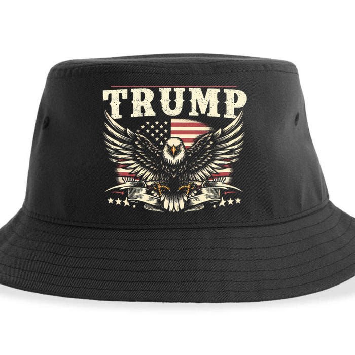 American Made Trump Merchandise Sustainable Bucket Hat