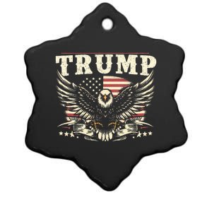 American Made Trump Merchandise Ceramic Star Ornament