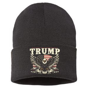 American Made Trump Merchandise Sustainable Knit Beanie