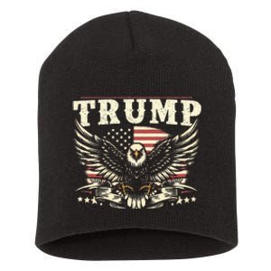 American Made Trump Merchandise Short Acrylic Beanie