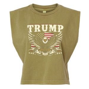 American Made Trump Merchandise Garment-Dyed Women's Muscle Tee