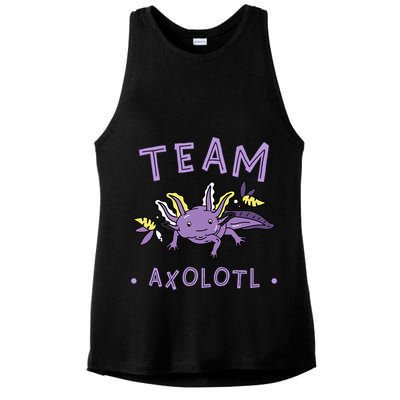 AXOLOTL Matching TEAM Shirts  TEAM AXOLOTL Ladies PosiCharge Tri-Blend Wicking Tank