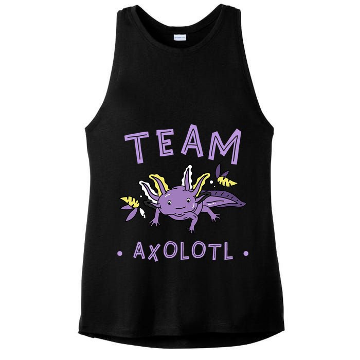 AXOLOTL Matching TEAM Shirts  TEAM AXOLOTL Ladies PosiCharge Tri-Blend Wicking Tank
