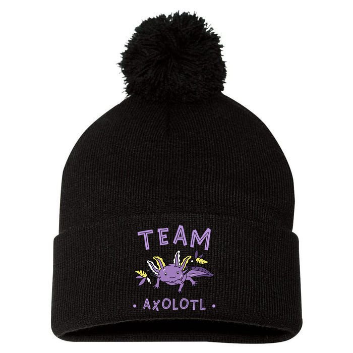 AXOLOTL Matching TEAM Shirts  TEAM AXOLOTL Pom Pom 12in Knit Beanie