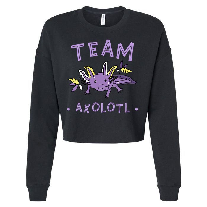 AXOLOTL Matching TEAM Shirts  TEAM AXOLOTL Cropped Pullover Crew