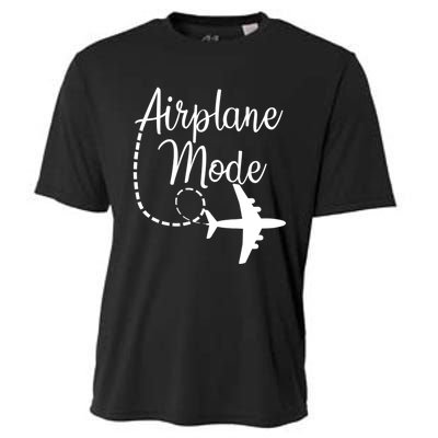 Airplane Mode Traveling Vacation For Girls And Womens Gift Cooling Performance Crew T-Shirt