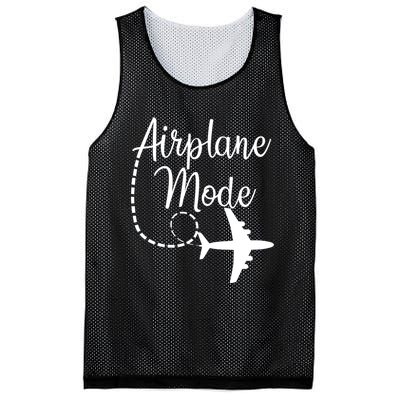 Airplane Mode Traveling Vacation For Girls And Womens Gift Mesh Reversible Basketball Jersey Tank