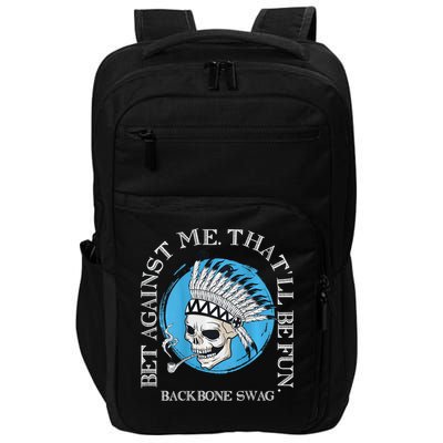 Against Me That'll Be Fun Skull Backbone Swag In Back Impact Tech Backpack