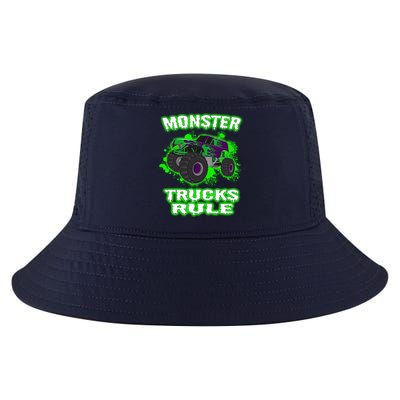 Awesome Monster Trucks Rule Cool Comfort Performance Bucket Hat
