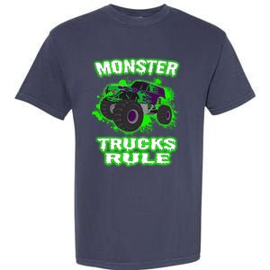 Awesome Monster Trucks Rule Garment-Dyed Heavyweight T-Shirt