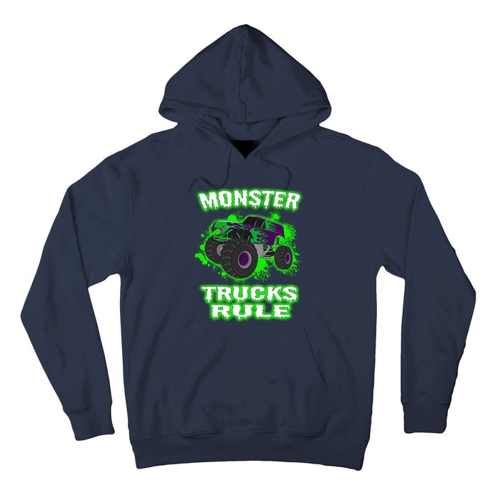 Awesome Monster Trucks Rule Hoodie