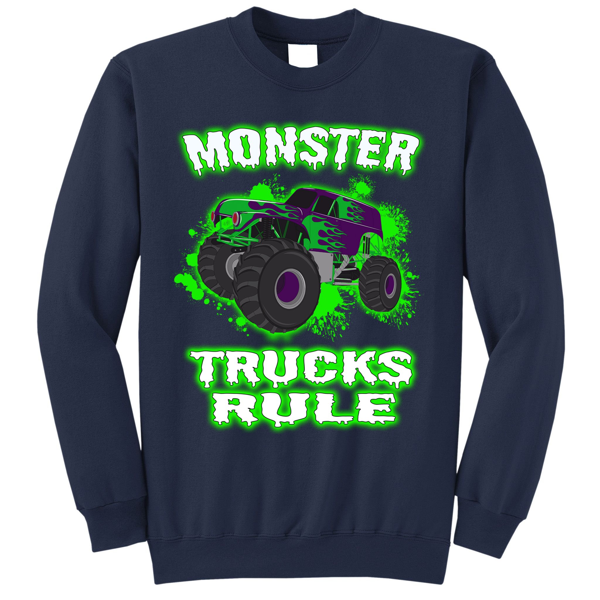 Awesome Monster Trucks Rule Sweatshirt