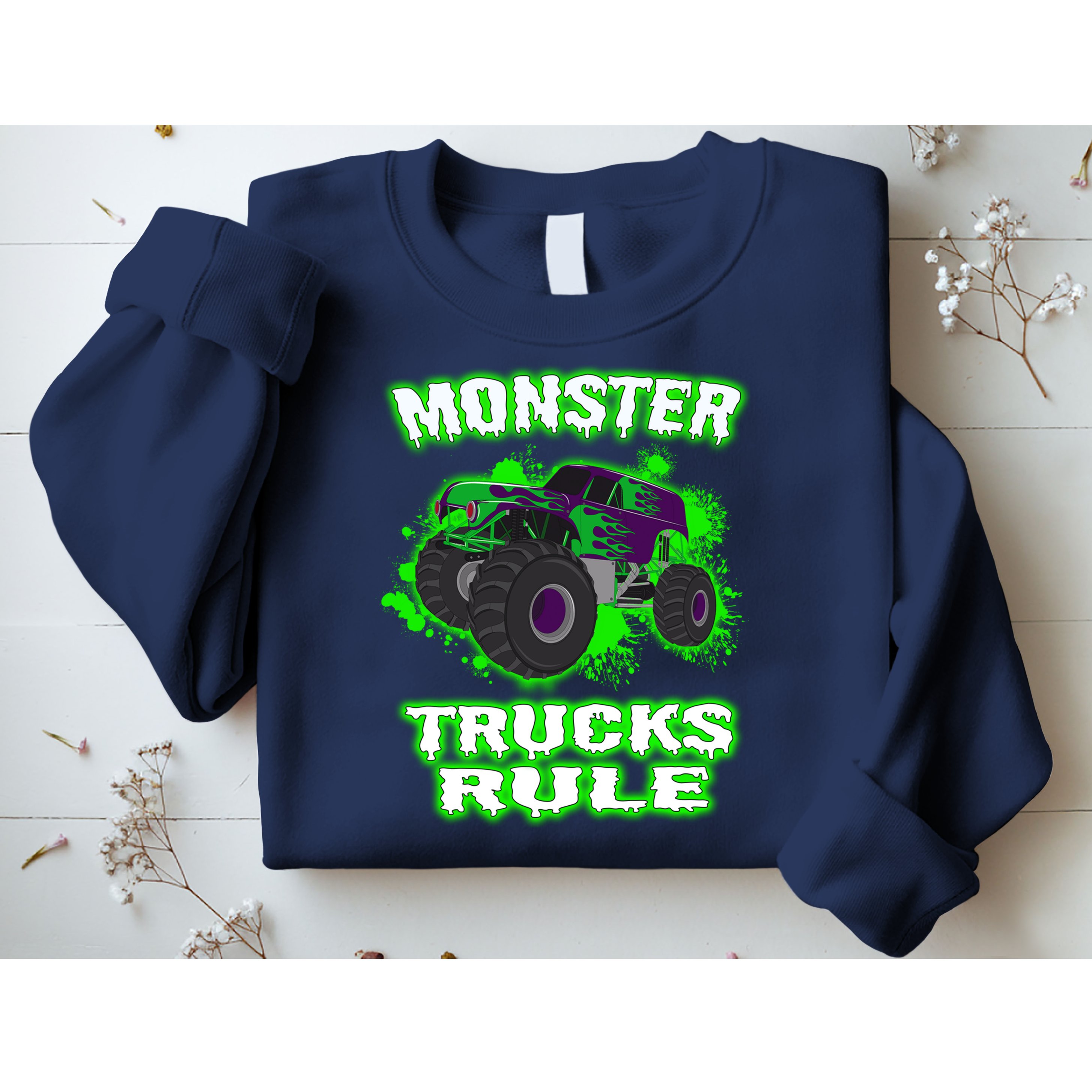 Awesome Monster Trucks Rule Sweatshirt