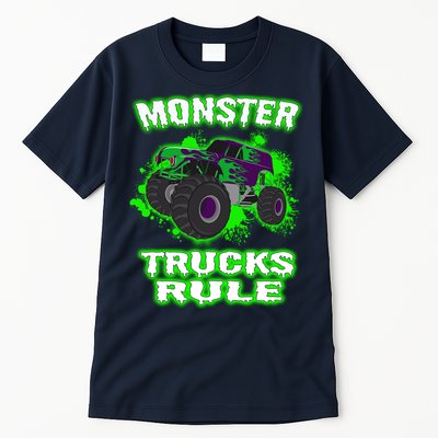 Awesome Monster Trucks Rule Tall T-Shirt