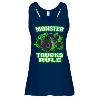 Awesome Monster Trucks Rule Ladies Essential Flowy Tank