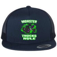 Awesome Monster Trucks Rule Flatbill Hat