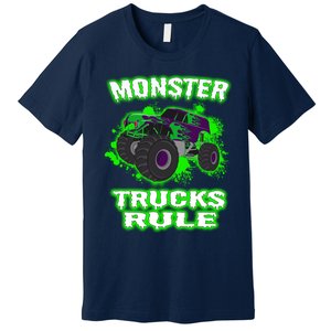 Awesome Monster Trucks Rule Premium T-Shirt