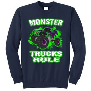 Awesome Monster Trucks Rule Tall Sweatshirt