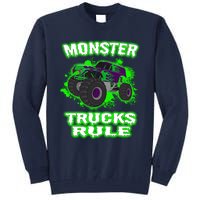 Awesome Monster Trucks Rule Tall Sweatshirt