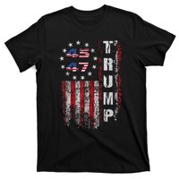 American Made Trump Merchandise Flag Trump 45 47 Trump 2025 T-Shirt