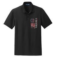 American Made Trump Merchandise Flag Trump 45 47 Trump 2025 Dry Zone Grid Polo