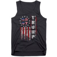 American Made Trump Merchandise Flag Trump 45 47 Trump 2025 Tank Top