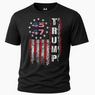 American Made Trump Merchandise Flag Trump 45 47 Performance Shirt
