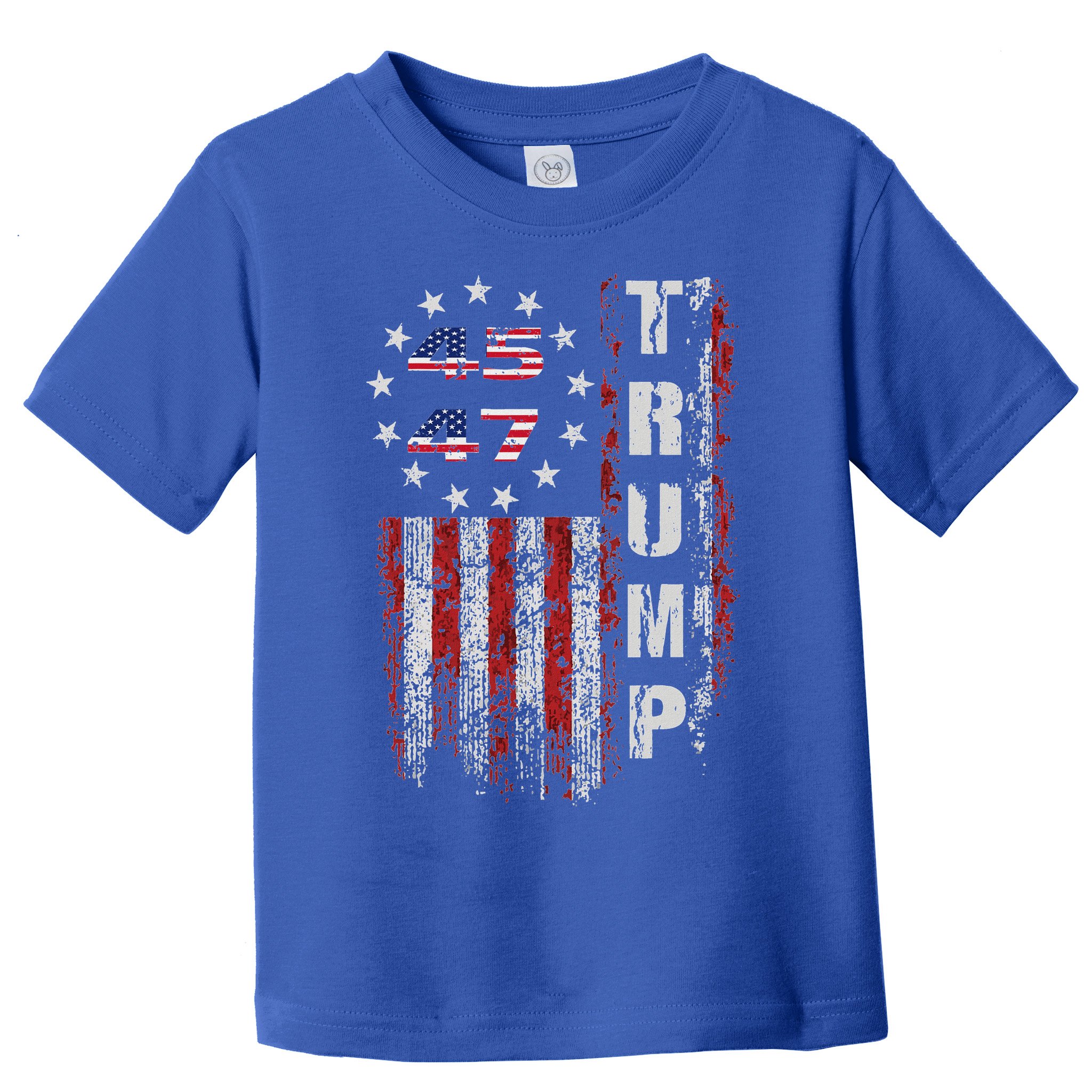 American Made Trump Merchandise Flag Trump 45 47 Toddler T-Shirt