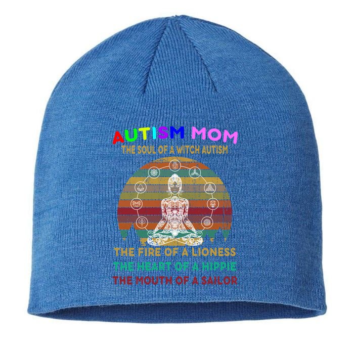 Autism Mom The Soul Of A Witch Autism Awareness Gift Sustainable Beanie