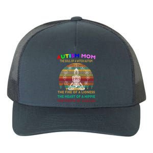 Autism Mom The Soul Of A Witch Autism Awareness Gift Yupoong Adult 5-Panel Trucker Hat