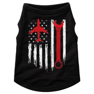 Airplane Mechanic Tools Aviation Technician Plane Lover Doggie Tank