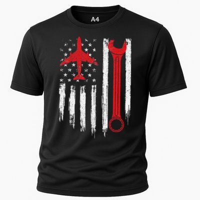 Airplane Mechanic Tools Aviation Technician Plane Lover Performance Shirt